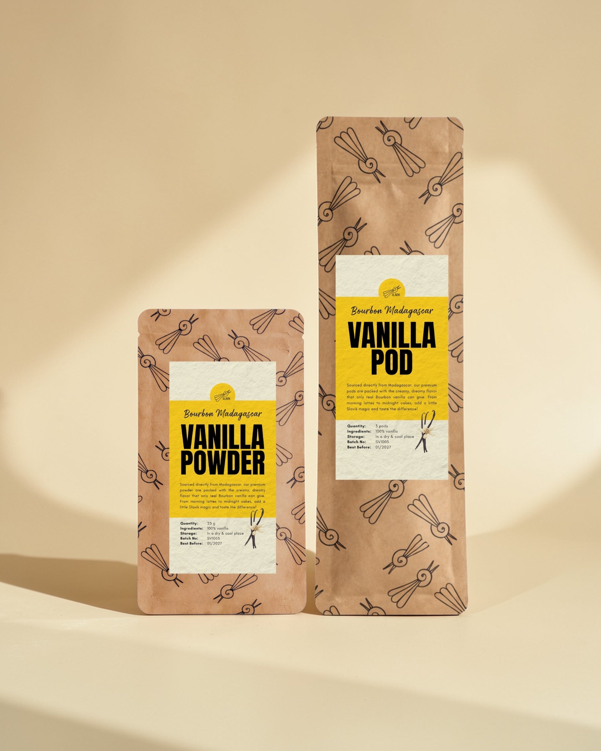 Vanilla Starter kit – Bourbon Pods & Powder from Madagascar