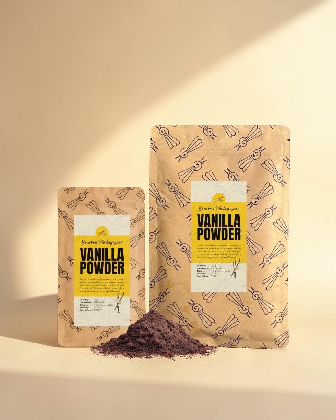 Bourbon Vanilla Powder – Ground from Whole Pods