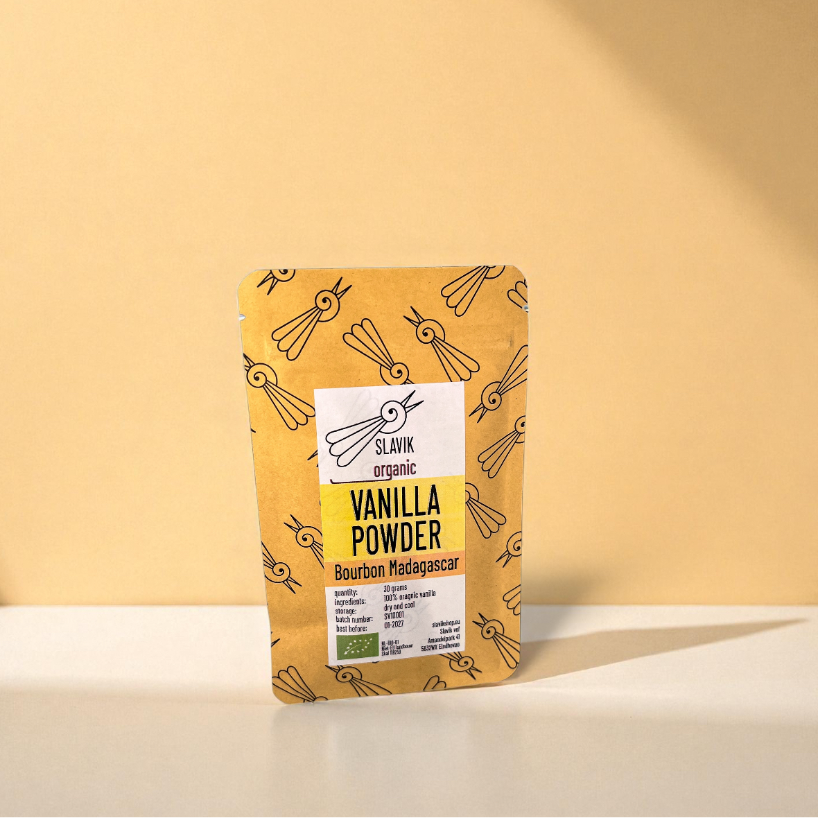 100% Pure Organic Bourbon Vanilla Powder – Ground from Whole Pods